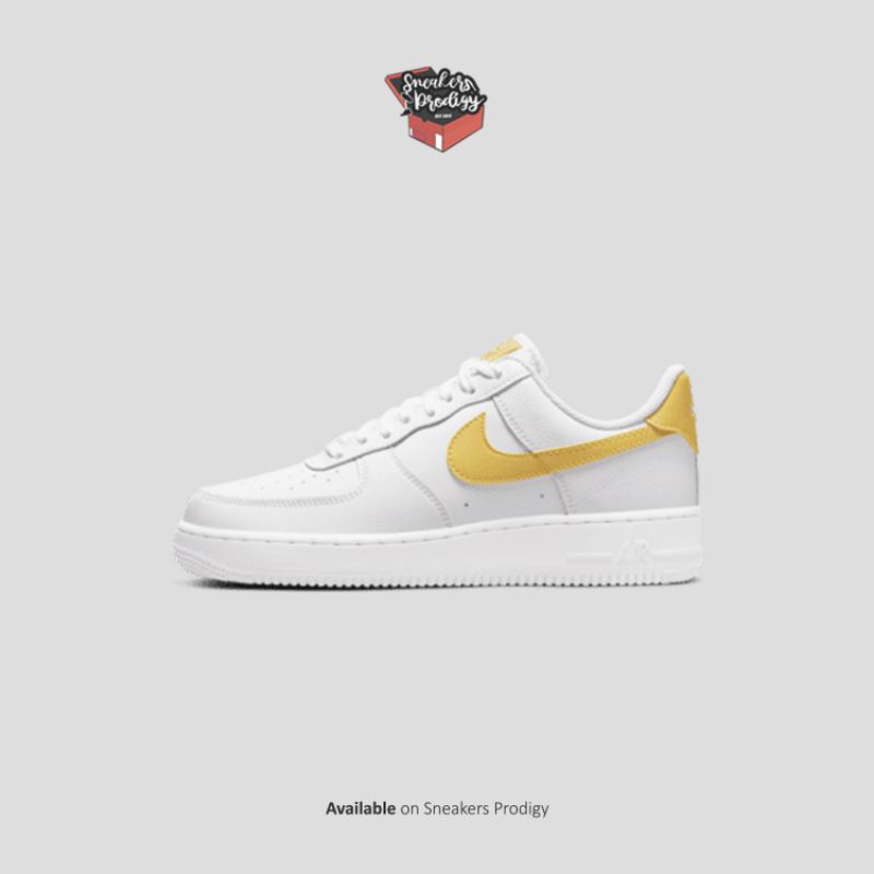 Nike Air Force 1 '07 White Saturn Gold Original Resmi Nike Indonesia