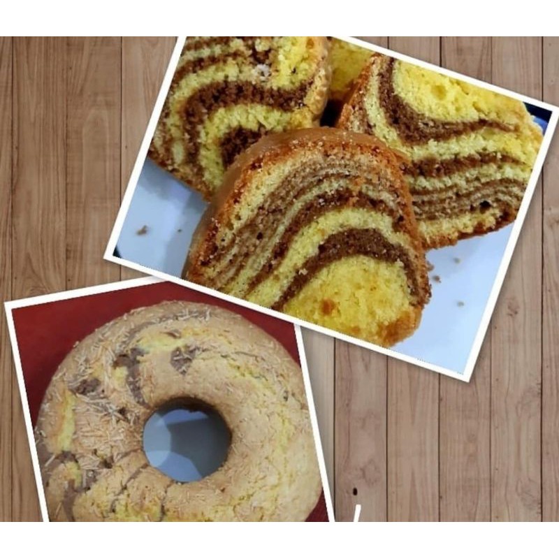 

Bolu Marmer ( Marble cake )