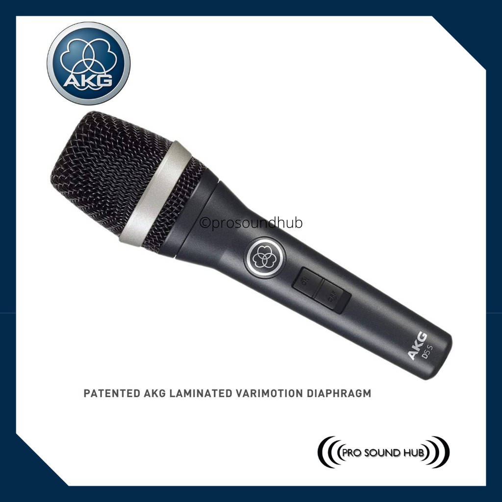 AKG D5S D-5S D 5 S Dynamic Microphone untuk Vocal 100% Original