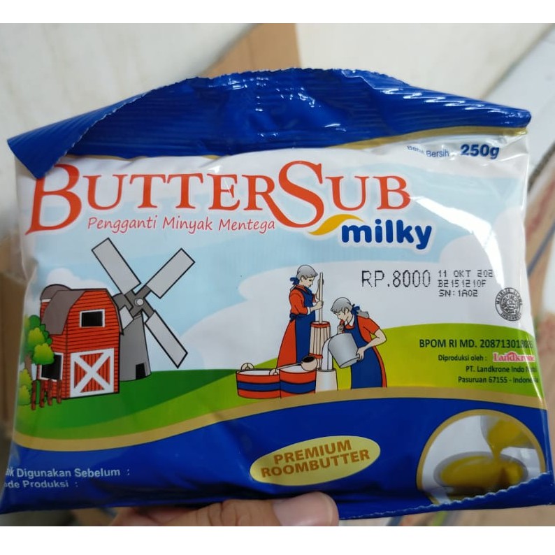 butter sub milky landkrone PREMIUM butter 250 gram Shopee Indonesia