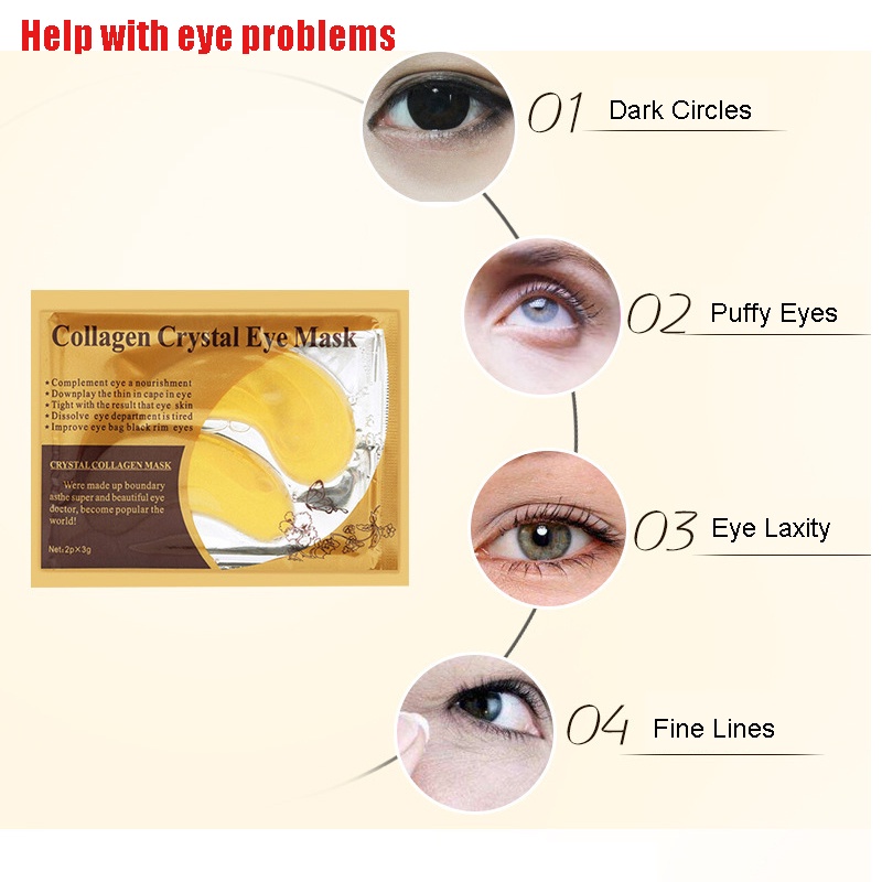 Collagen Crystal Eye Mask Alleviate Dark Circles/Eye Bags/Fine Lines Eye Patch