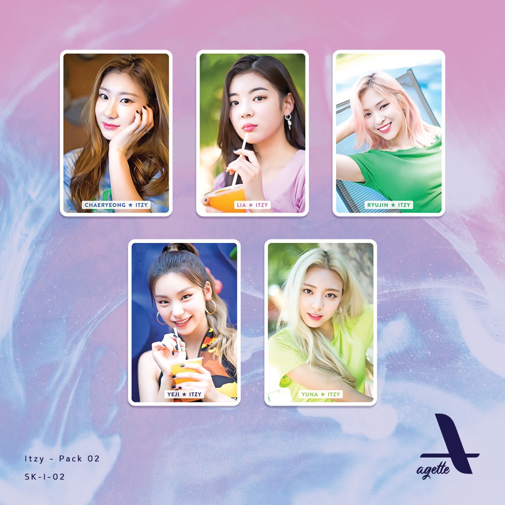 

5 PCS - Stiker K-pop Itzy - 02 - Digital Art - Laminasi - Waterproof