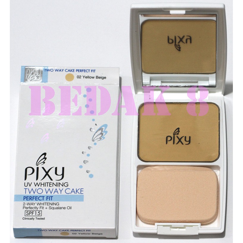 BEDAK PIXY UV WHITENING TWO WAY CAKE PERFECT FIT