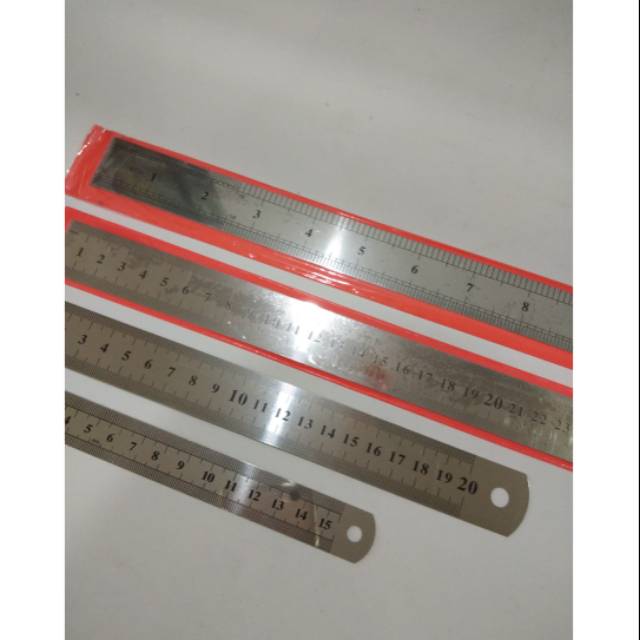 

Penggaris Besi 15 cm / 20 cm / 30 cm / 40 cm