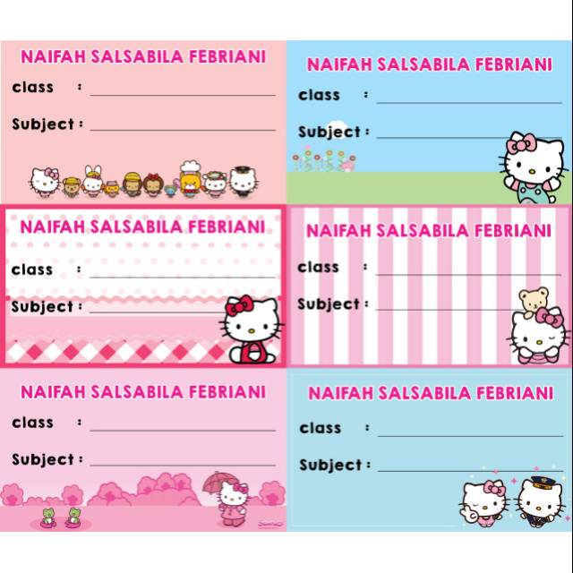 

LABEL BUKU / STICKER NAMA / CUSTOM NAMA / LABEL NAMA