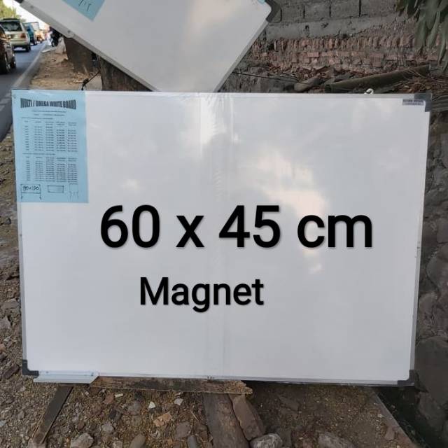 Whiteboard magnet murah 60 x 45 cm