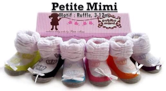 Petite Mimi 6 Pasang Kaos Kaki Bayi | Baby Socks