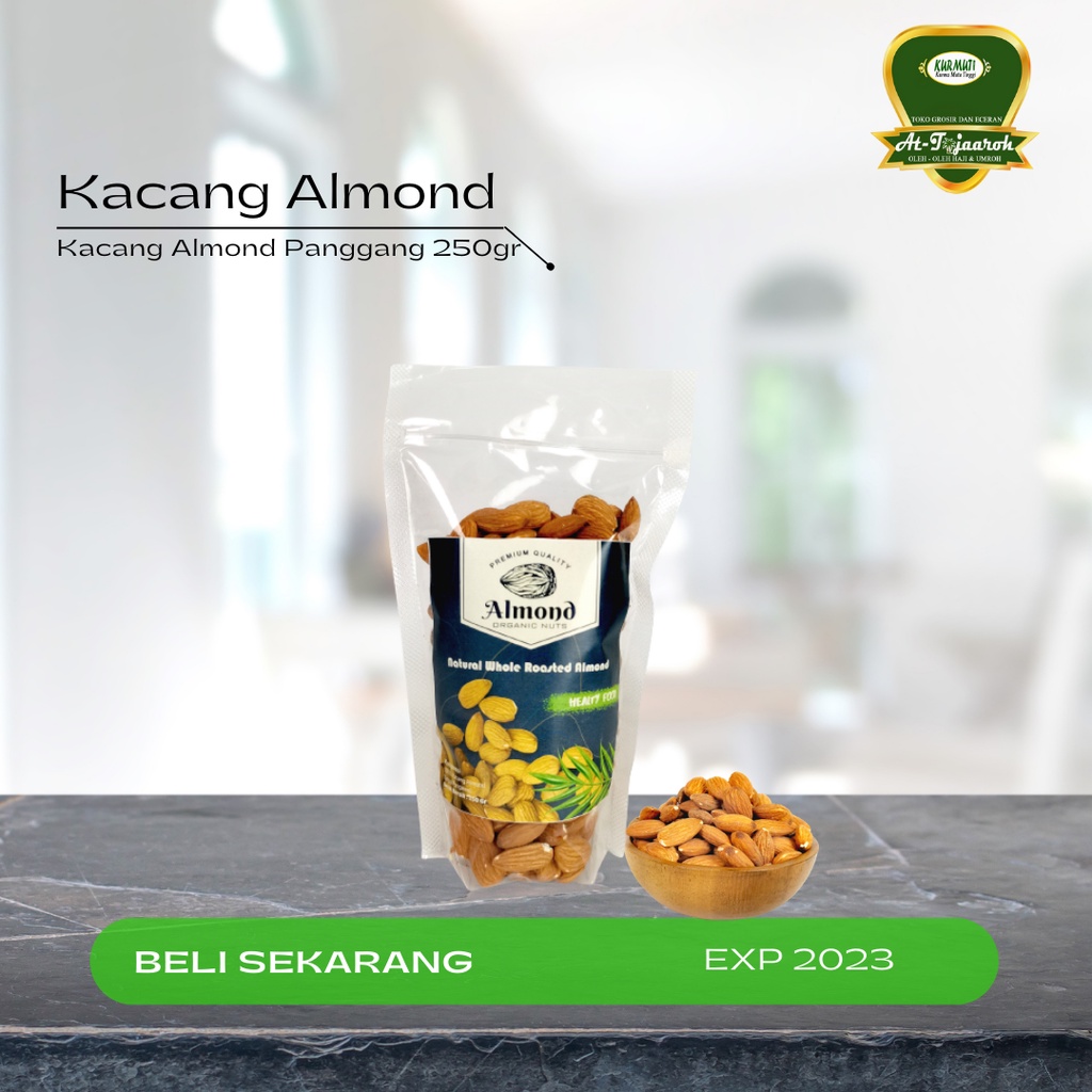 

KACANG ALMOND PANGGANG KUPAS ORIGINAL 250GR