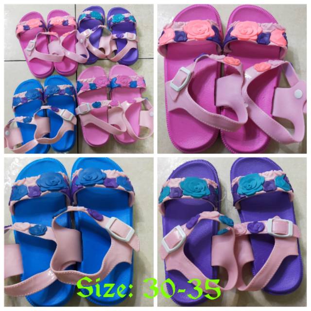 PROMO MURAH Sandal Anak Perempuan Warna Random