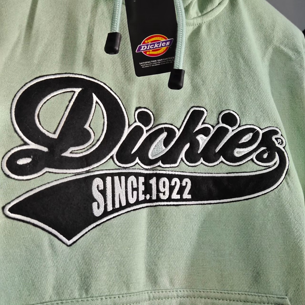 sweater hoodie dickies mint/sweater terbaru/sweater hoodie santai/sweater full bordir/sweater distro pria dan wanita