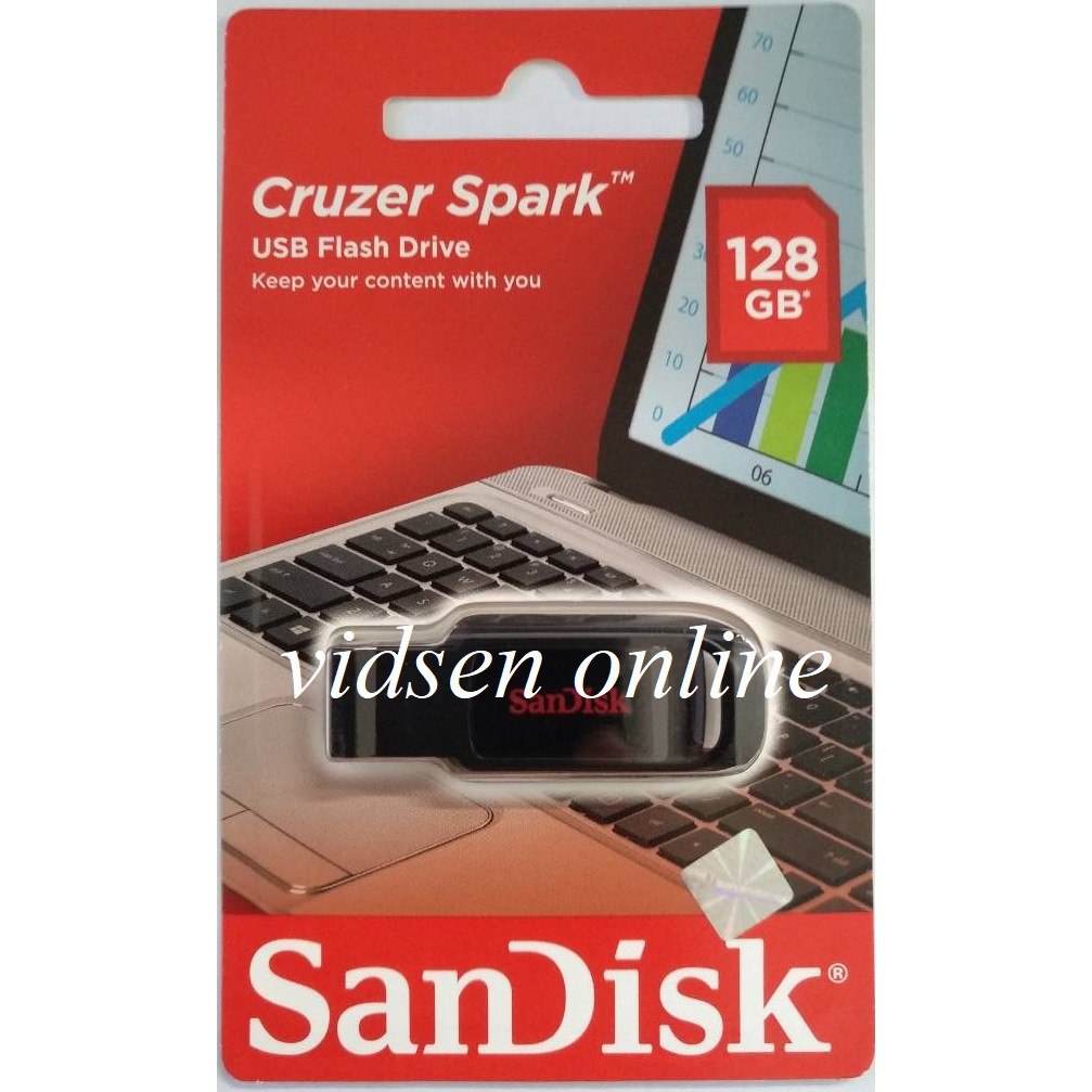 Sandisk Cruzer Spark Cz61 Usb Flashdisk 128Gb - Garansi Resmi