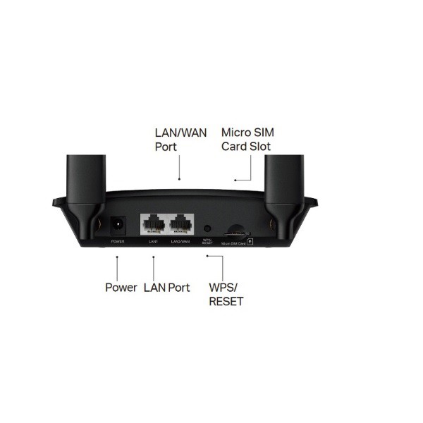 Router TPLINK TL-MR100 4G LTE ALL Operator Sim Card Smartfren Telkomsel XL 3 Indosat