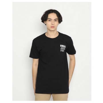 Erigo Kaos Pria T Shirt Fukuokai Cotton Black M - Ori