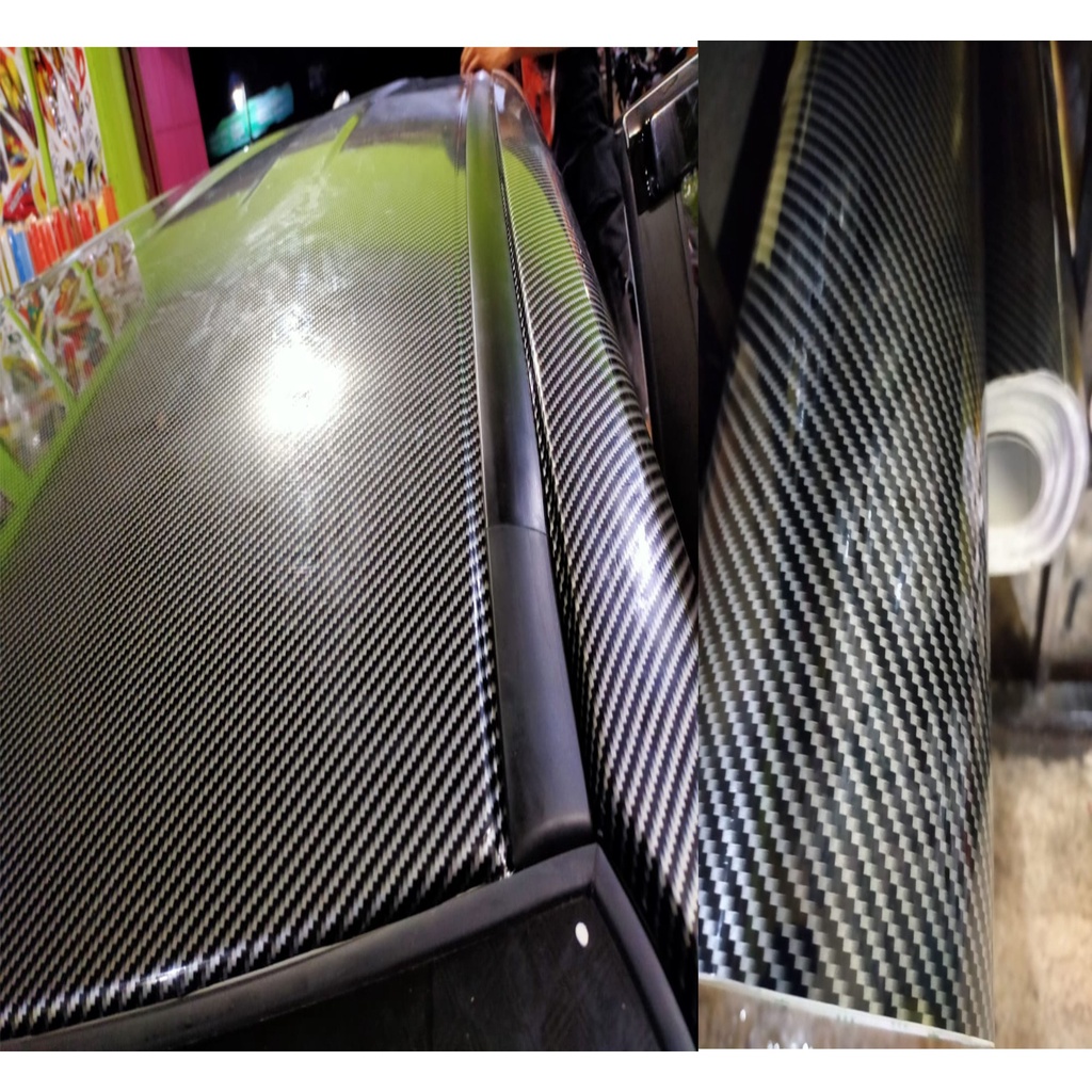 STIKER KARBON UNTUK KAP MOBIL TAHAN PANAS 152-STIKER KARBON KAP MESIN MOBIL AWET