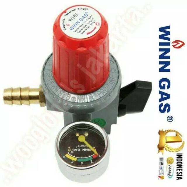 Winn Gas W-181M Regulator Meter High Pressure Tekanan Tinggi. SNI