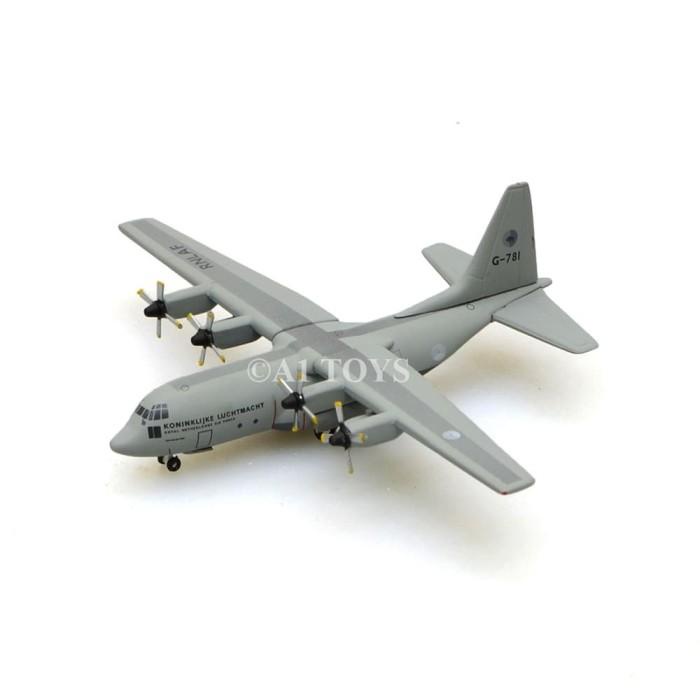 Diecast | Diecast Pesawat Lockheed C130H Hercules G-781 Herpa 6 Cm 1:500