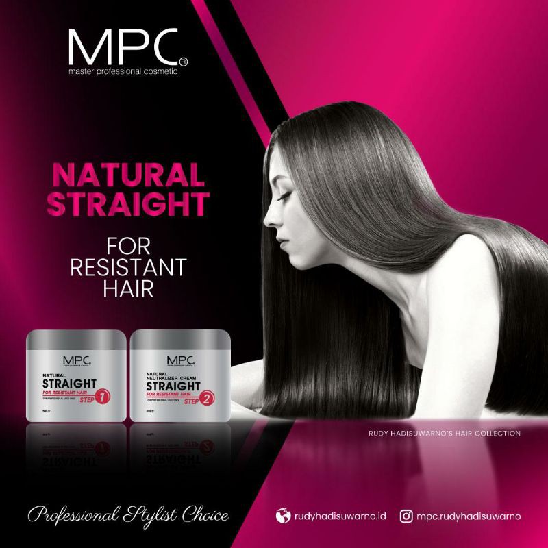 MPC STEP 1 (1000GR / 1KG) for RESISTANT / NORMAL Hair Krim Pelurus Rambut / Rebonding / Smoothing