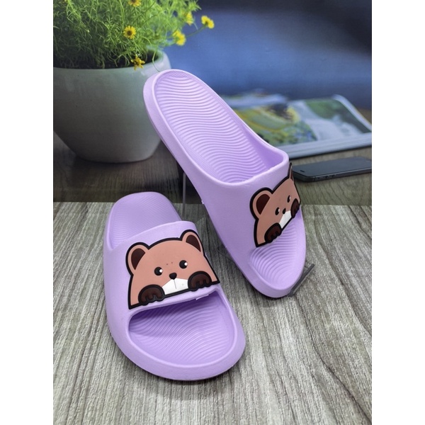 Sandal Slop Wanita36-40 Teddy Bear