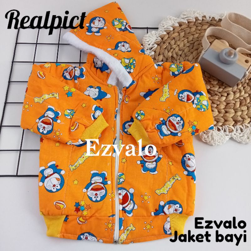 Jaket bayi karakter doraemon 6-18 bulan / jaket bayi laki-laki / jaket bayi perempuan