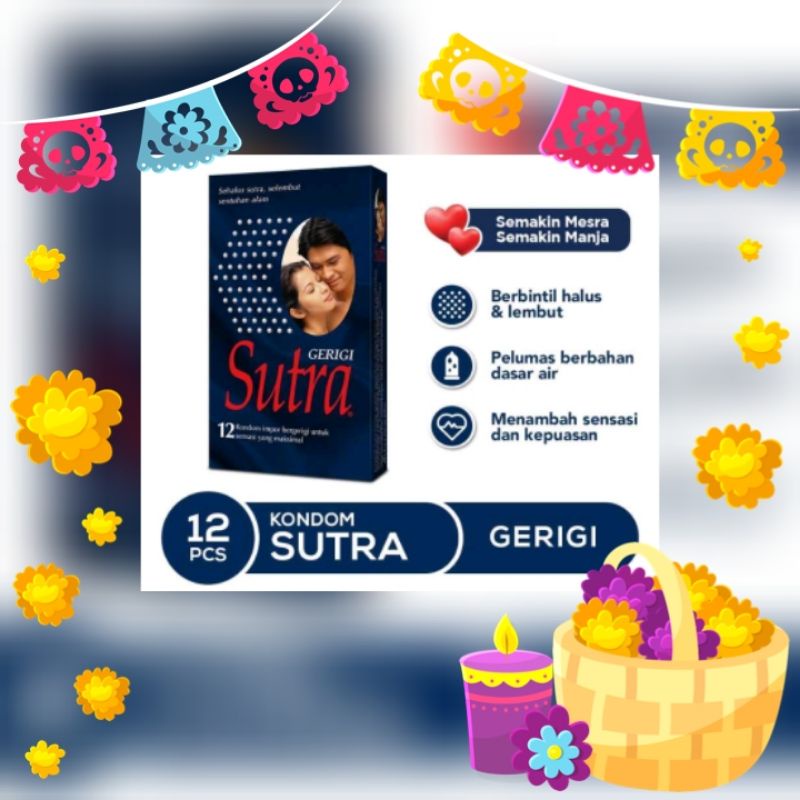 Sutra biru isi Gerigi 12pcs