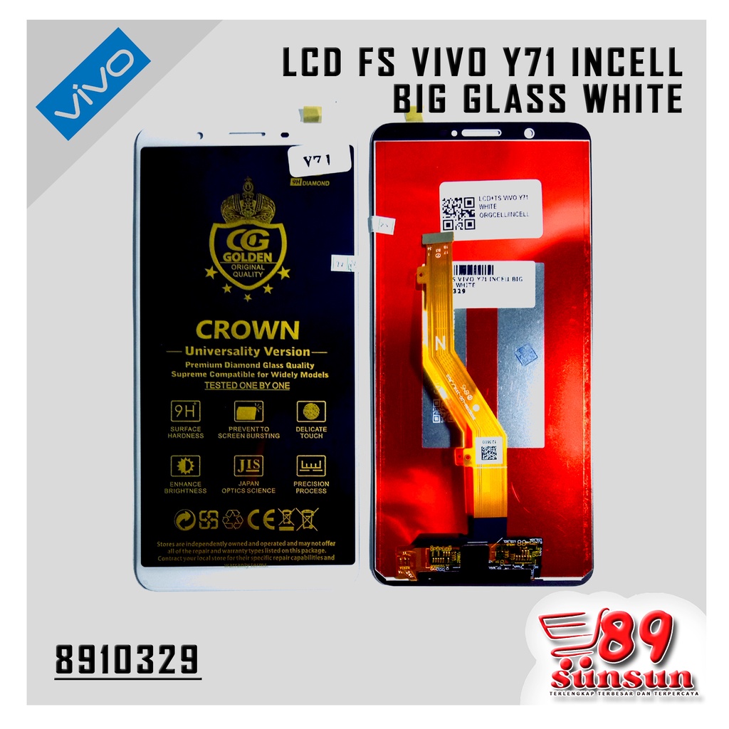 LCD FULLSET VIVO Y71 INCELL BIG GLASS