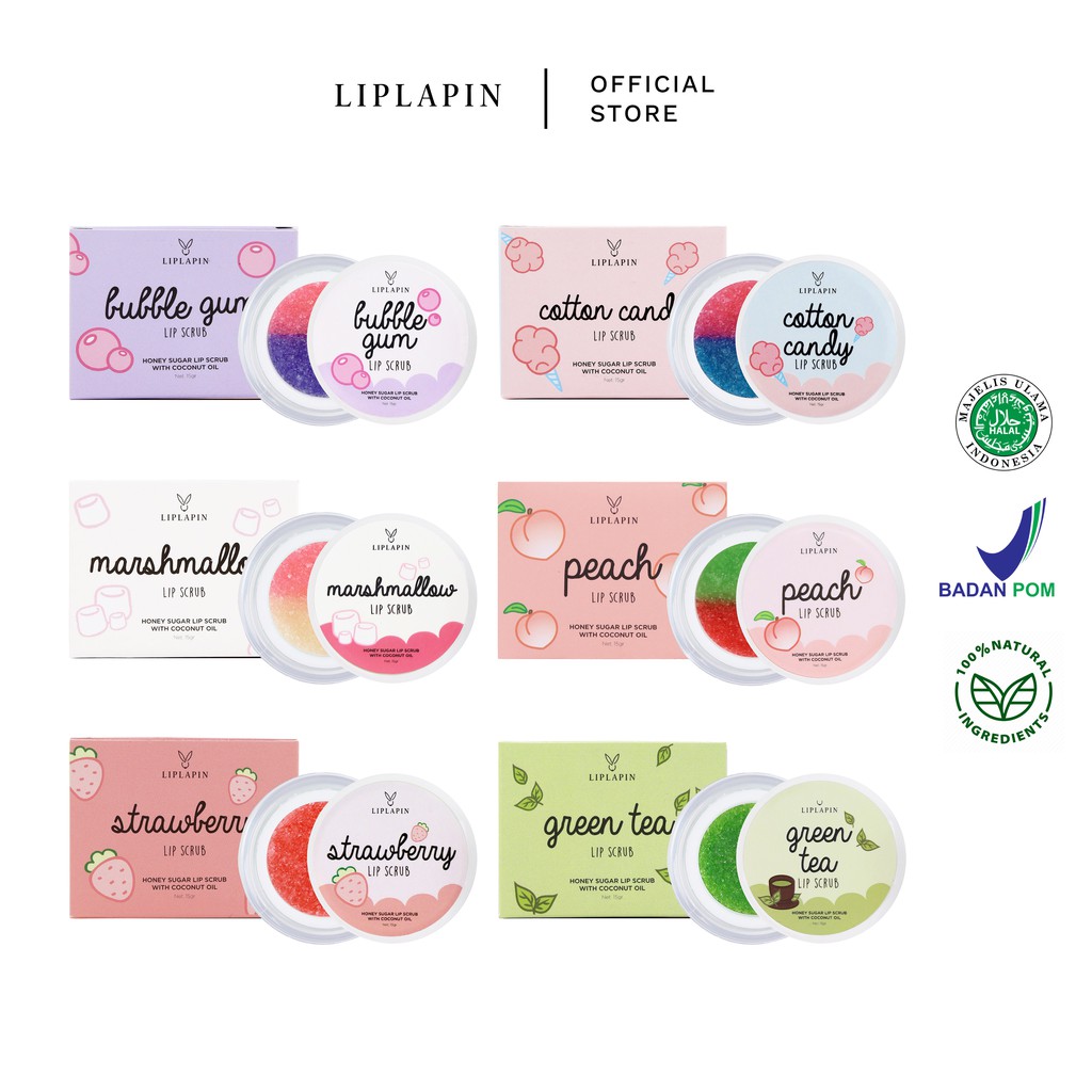 Liplapin Lip Scrub 15 gr [BPOM]