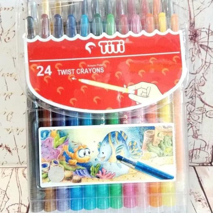 

CRAYON OIL PASTEL TITI PUTAR 24 WARNA