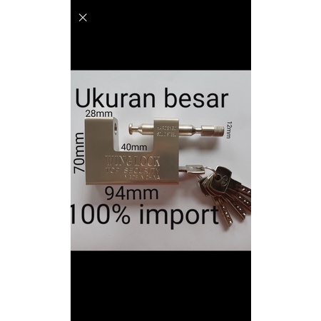 Gembok anti Maling /anti potong