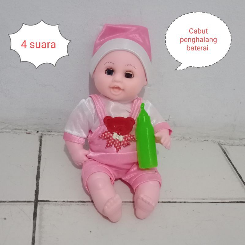 mainan boneka lovely baby/sweet baby 4suara