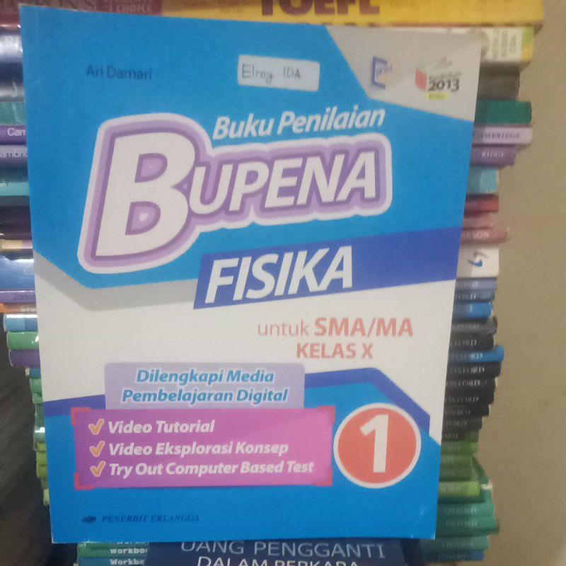 Buku penilaian BUPENA FISIKA untuk sma kelas 10 erlangga edisi revisi