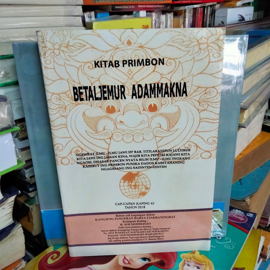 Buku Kitab Primbon Buku Ramalan Jawa Bektijammal Adammakna Ayah Betaljemur Jawa Indonesia QOMARRULS