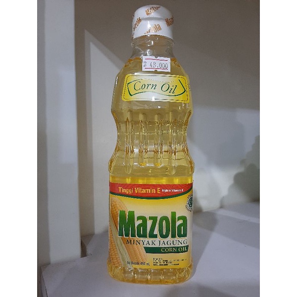 Mazola Corn Oil 450ML / minyak jagung