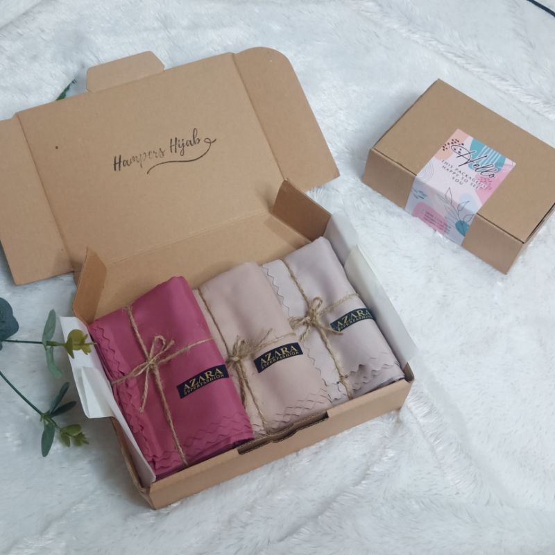 

Hampers/kado ulang tahun/kado ulang tahun wanita/gift box/ 3PC VOAL