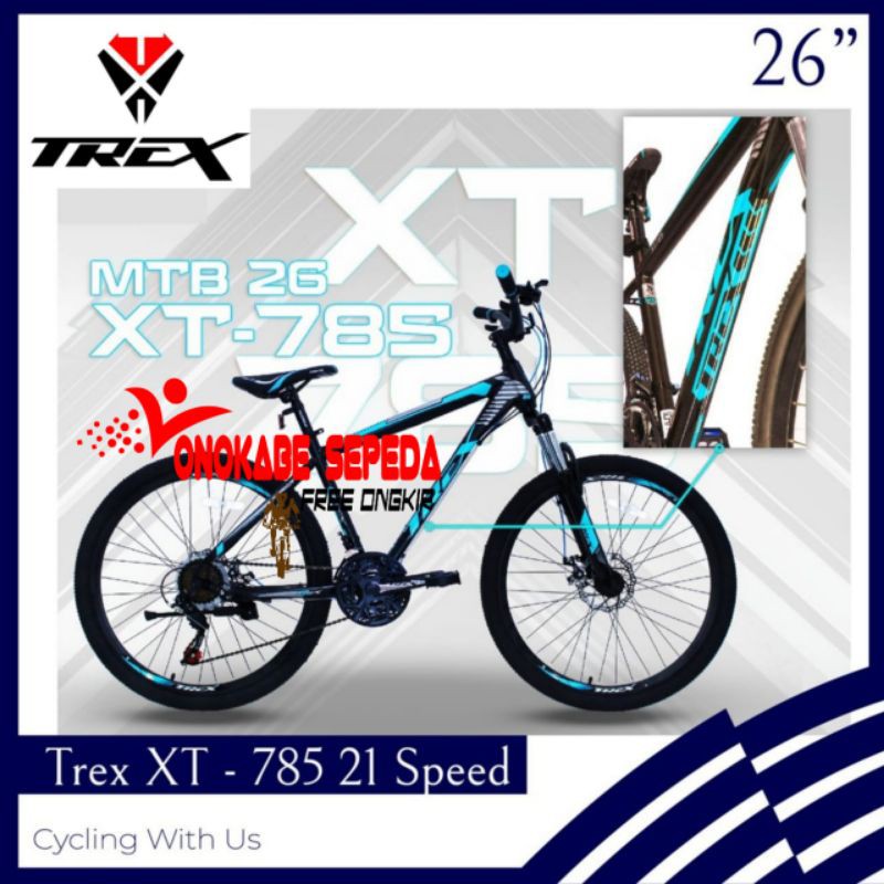 MTB 26 TREX XT 785 21Sp Cakram Mekanik