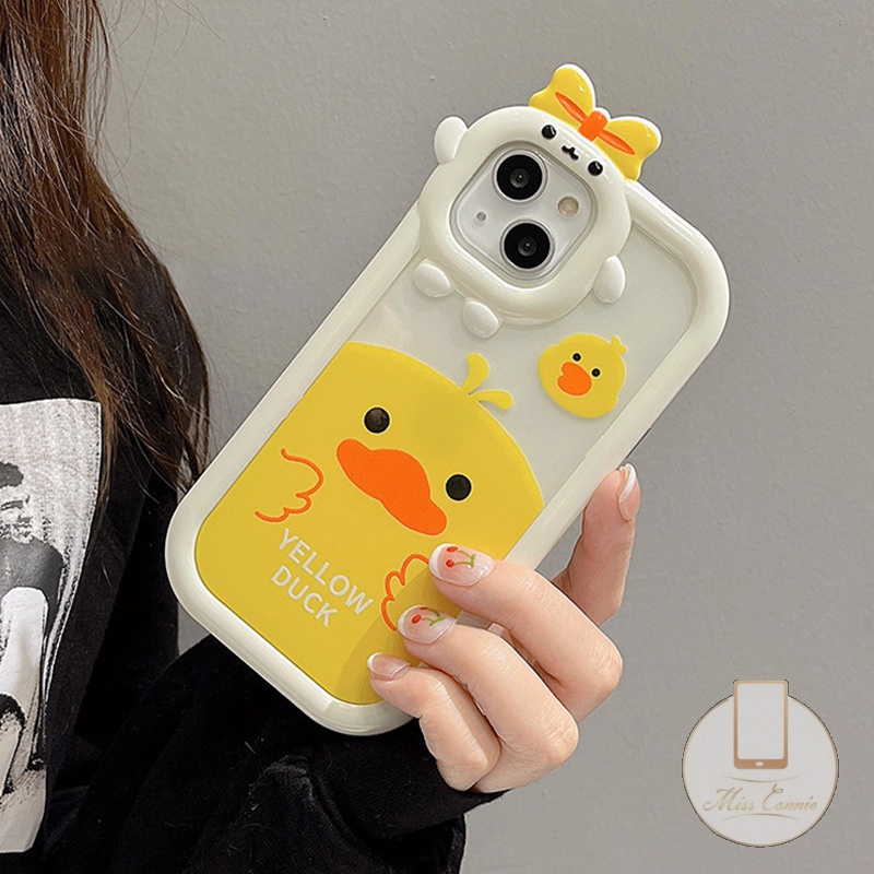 Kartun Bebek Kuning Lucu Mangkuk Little Monster Lensa Soft Cover Untuk Samsung A14 A12 A51 A04 A23 A04s A04E A31 A50s A03 A03s A50 A73 A32 A13 A52 A53 A30s A52s A22 A33 A11 A02s A21s A71