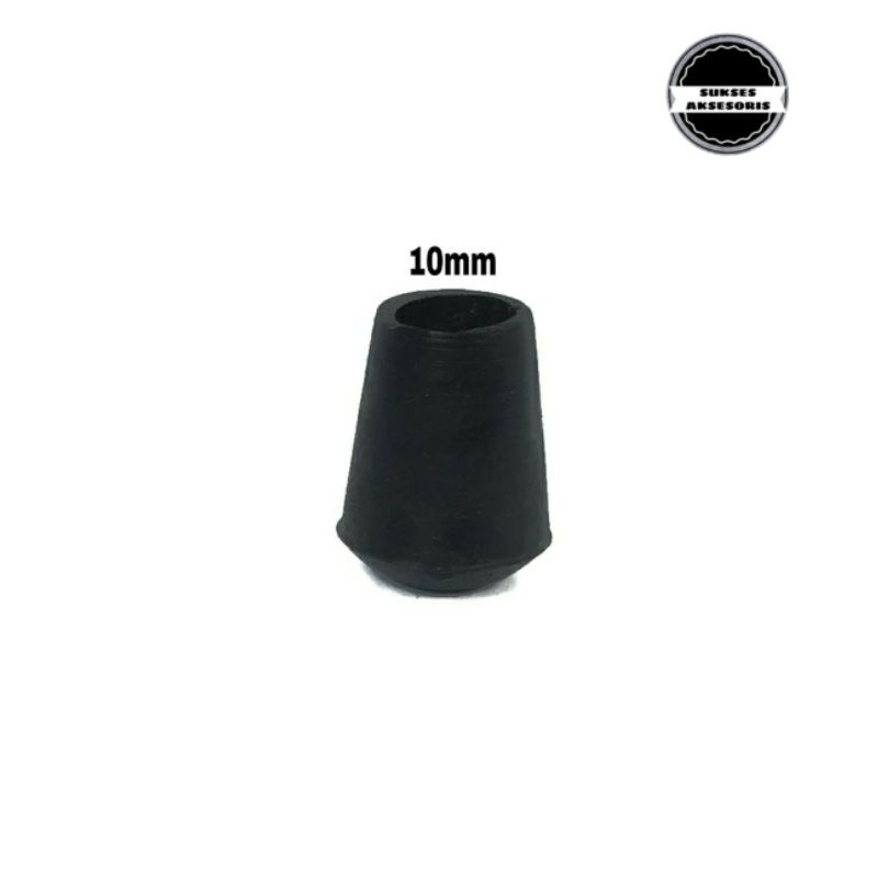 Kaki Karet Pipa untuk Alas Kursi dan Meja 10mm