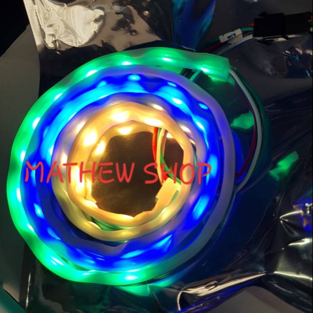 Lampu Led Bagasi Mobil 120Cm 12v RGB Pelangi / Led Bagasi RGB Pelangi 120cm 12v Mobil / Lampu Bagasi