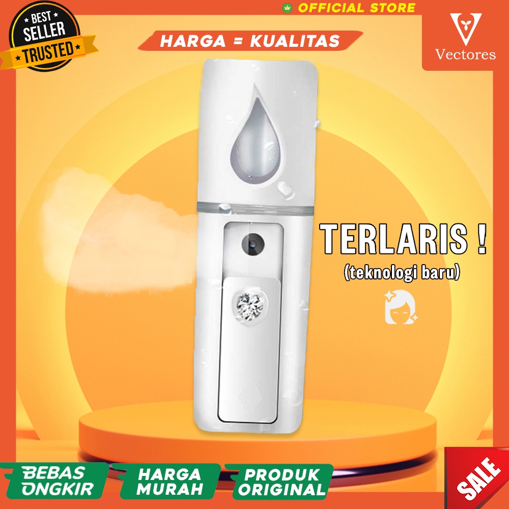 [TERLARIS] Steamer Nano Mist Spray Sprayer Muka Wajah Alat Spa Uap Facial Humidifier Original