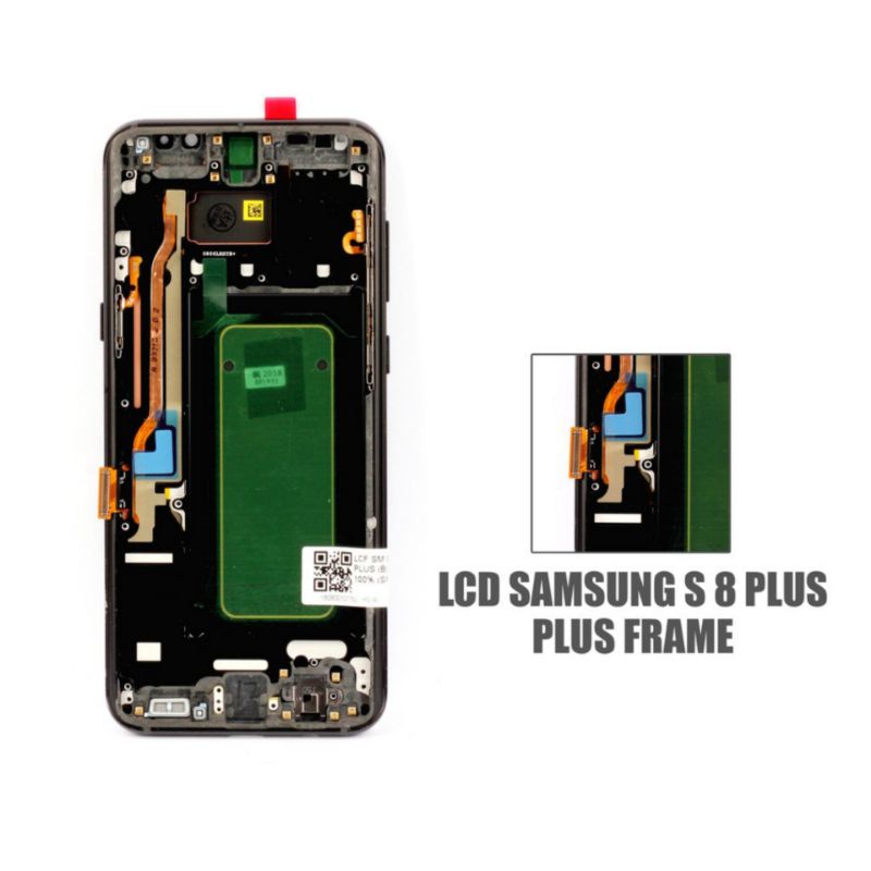 LCD FULLSET + FRAME SAMSUNG GALAXY S8 PLUS ORIGINAL