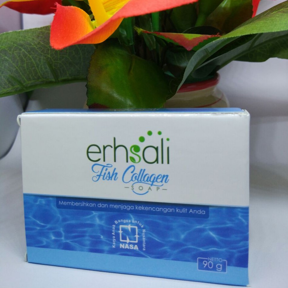 Erhsali Fish Collagen Penghilang Kerutan Wajah Anti Aging Meremajakan Kulit Wajah