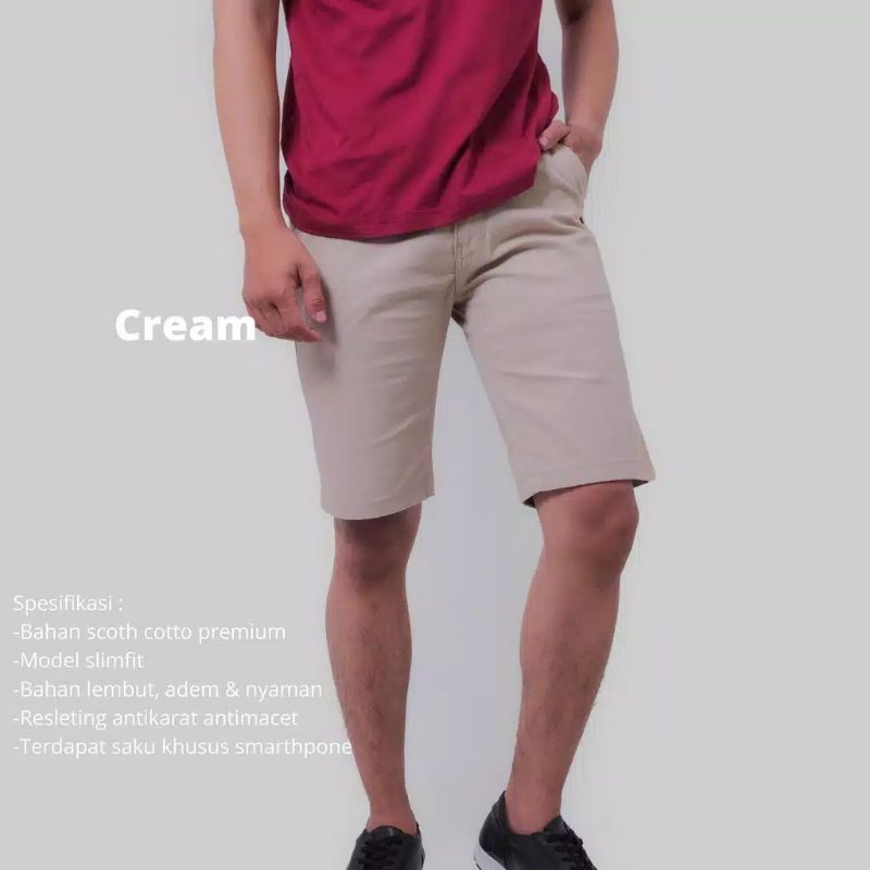 Celana pendek Chino pants dickies premium fashion pria bandung cotton street