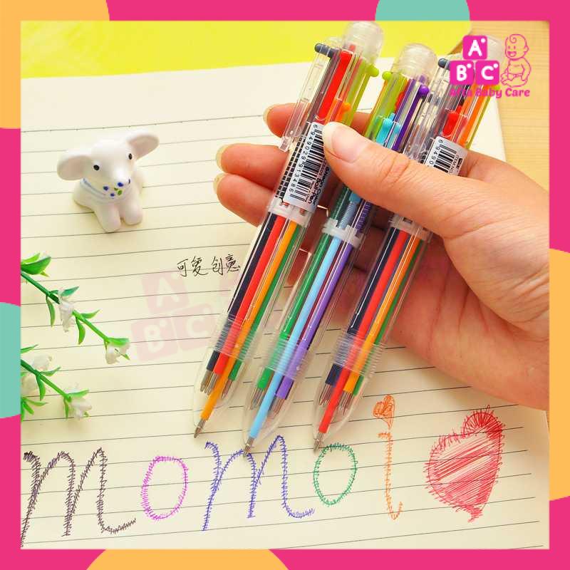 

Pena Pulpen Ballpoint Multi Warna 6 in 1