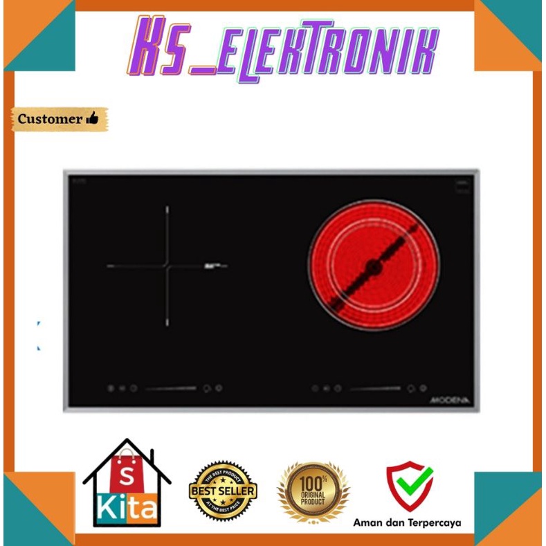 Modena kompor tanam Induksi Hybrid Vitroceramic kompor induksi kompor listrik