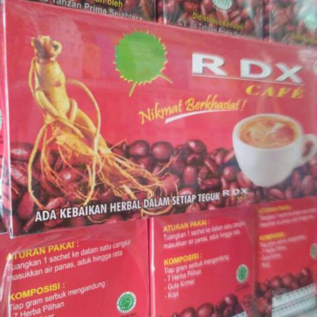 

KOPI RDX CAFE 7 HERBA PILIHAN NIKMAT BERKHASIAT