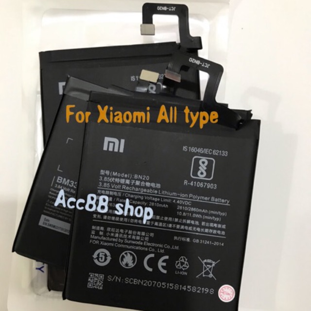 (Makassar) Baterai Batre battery xiaomi all type