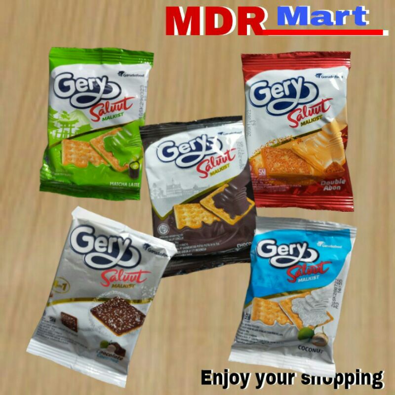 

GERY SALUT Malkist renceng isi 10 x 18 gr