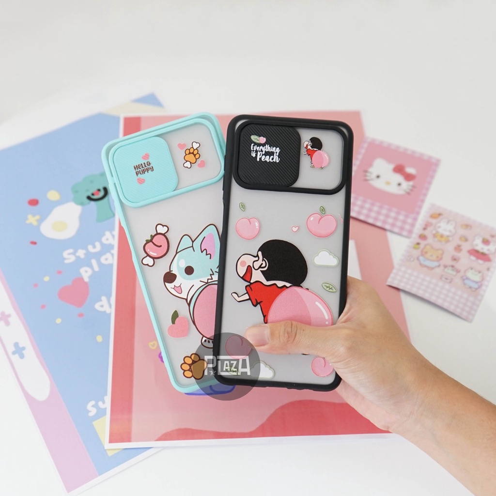 Softcase Slide Camera [PKG04] For OPPO Reno 6 4G A5S A15 A3S A54 A16 A5 2020 RENO 5F OPPO A74 | CASE SLIDE | CASE PROTECT | CAMERA PROTECT | KAMERA PROTEK | CASE TUTUP | SLIDE CAMERA | CUTE CASE | CASE LUCU | LILAC | MINT | PEACH | BLACK