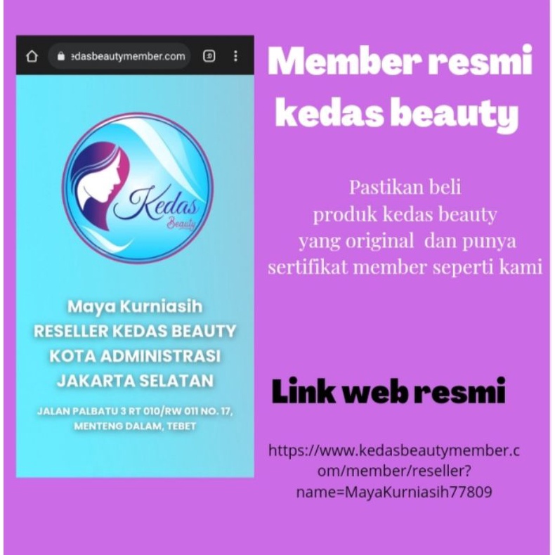 sabun kedas beauty, Pemutih Wajah, Badan ,Flek ,Ketiak ,Pria, Original-2