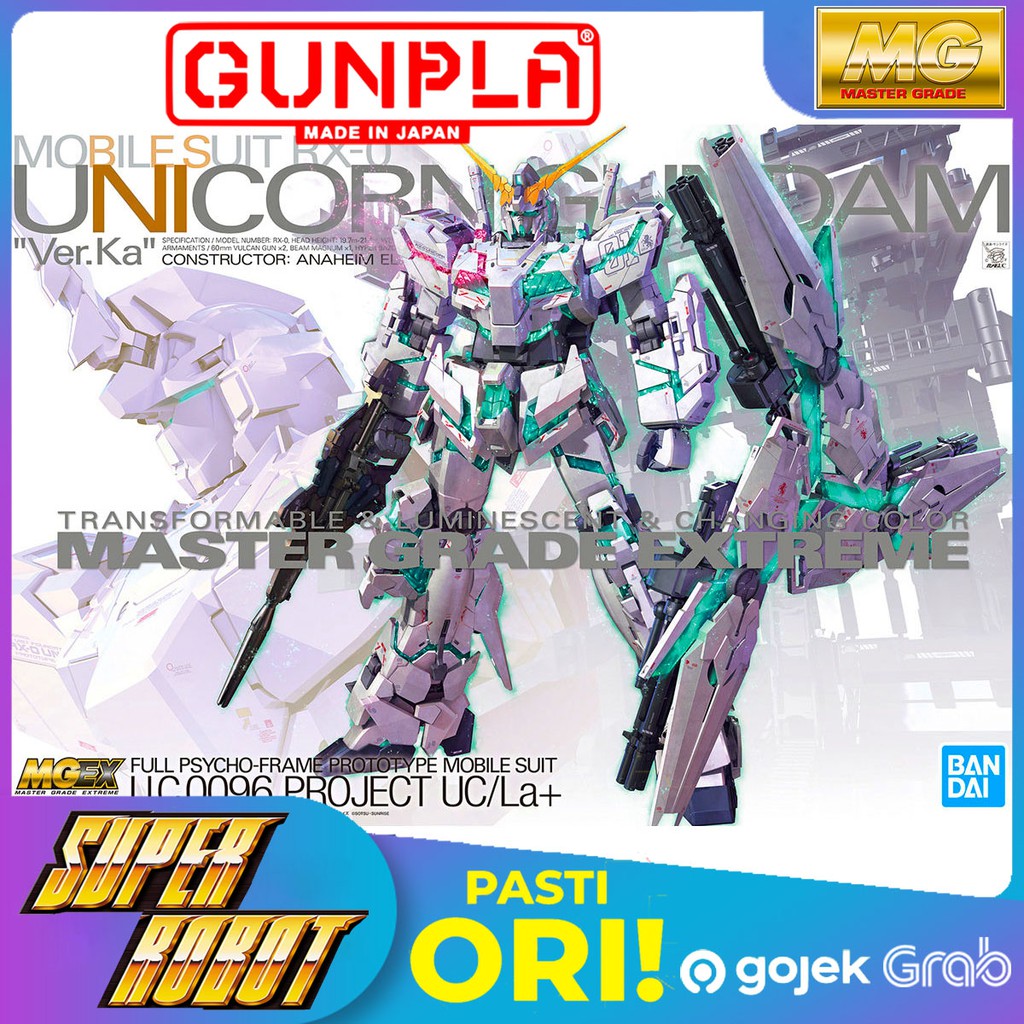 𝗕𝗔𝗡𝗗𝗔𝗜 MGEX Unicorn Gundam Ver Ka - MG EX 1/100