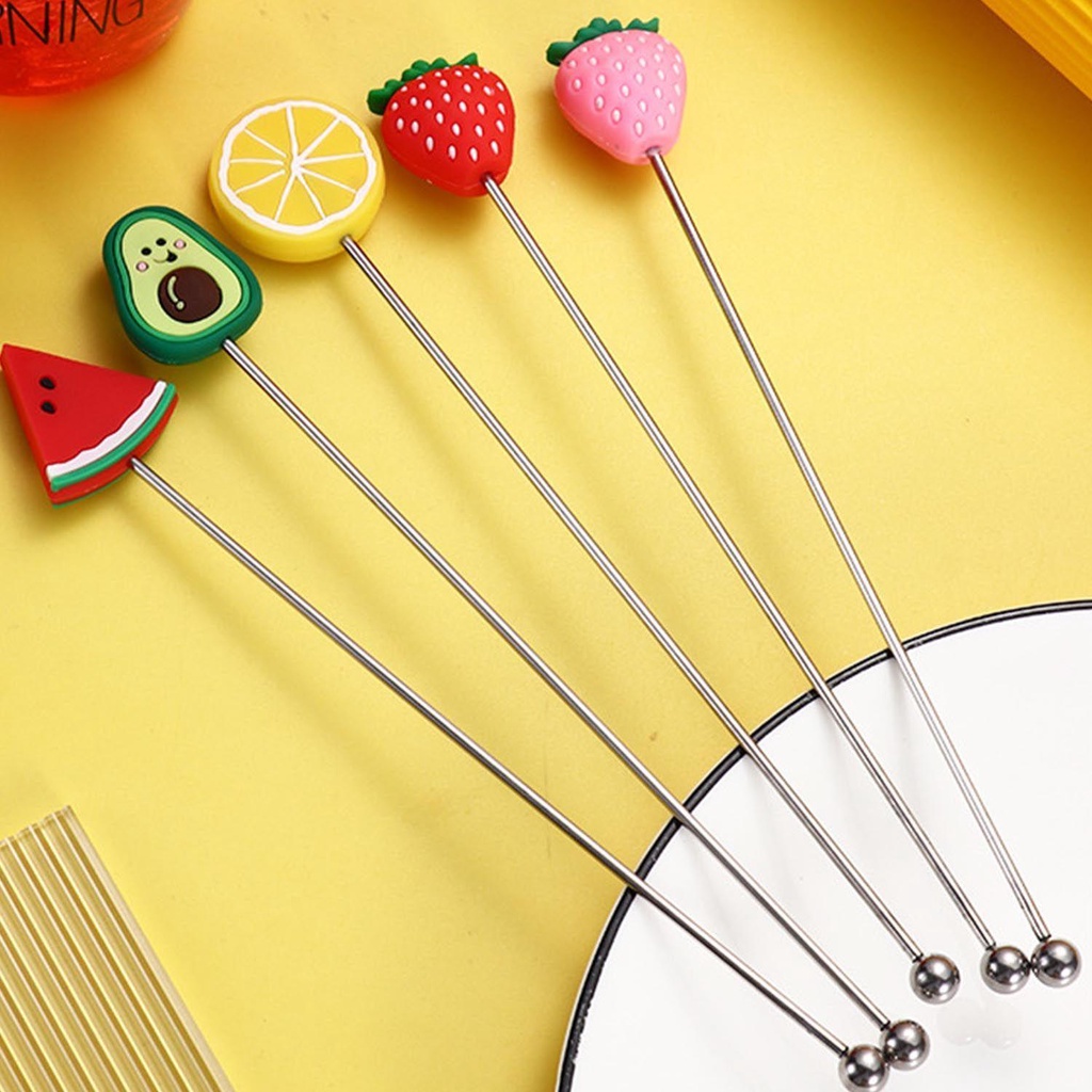 Solighter Mixing Sticks Stainless Steel Sendok Restoran Barware